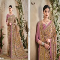 RUCHI VIVANTA SILK VOL 36 SILK CREPE PRINTED SARIS AT BEST RATE