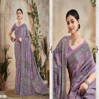 RUCHI VIVANTA SILK VOL 36 SILK CREPE PRINTED SARIS AT BEST RATE