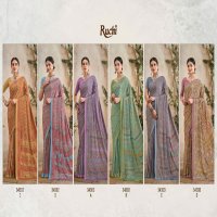 RUCHI VIVANTA SILK VOL 36 SILK CREPE PRINTED SARIS AT BEST RATE