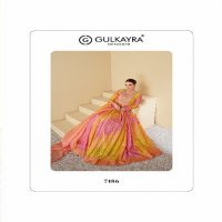 Gulkayra Vaari Wholesale Real Muslin Gown With Dupatta