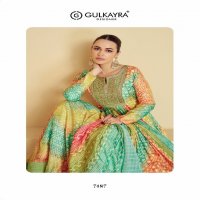 Gulkayra Vaari Wholesale Real Muslin Gown With Dupatta