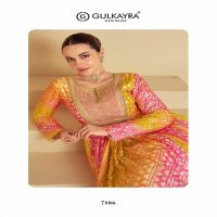 Gulkayra Vaari Wholesale Real Muslin Gown With Dupatta