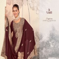 mayra by naari pure dola jacquard stylish 3pcs dress