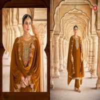 adakari by triple aaa viscose velvet winter special ladies suits