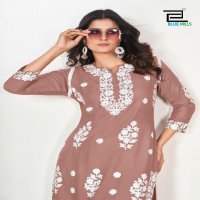 victoria by blue hills rayon trendy readymade kurti with plazzo