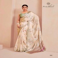 floral vol 5 by kashvi creation beautiful satin georgette saree