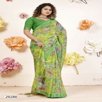 Vallabhi Navita Wholesale Georgette Fabrics Indian Sarees Catalog