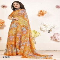 Vallabhi Navita Wholesale Georgette Fabrics Indian Sarees Catalog