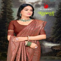 Bunawat Rajwadi Vol-6 Wholesale Banarasi Silk Fabrics Sarees