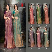 Bunawat Rajwadi Vol-6 Wholesale Banarasi Silk Fabrics Sarees