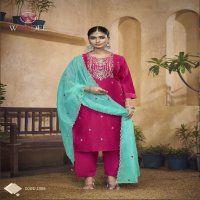 Woodee Albeli Wholesale Premium Quality Viscose Readymade Suits