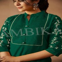 Ambika Sweet Heart Wholesale Vetican Fabrics Kurti With Pant