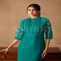 Ambika Sweet Heart Wholesale Vetican Fabrics Kurti With Pant