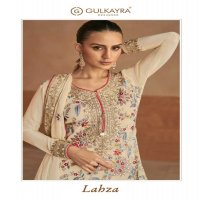 lahza by gulkayra designer readymade chinon traditional wear plazzo style 3pcs dress