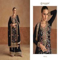 lahza by gulkayra designer readymade chinon traditional wear plazzo style 3pcs dress