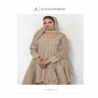 aashirwad creation vartika georgette full stitch exclusive plazzo style salwar suit