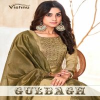 VIshnu Gulbagh Wholesale Banarasi Silk With Embroidery Work Dress Material