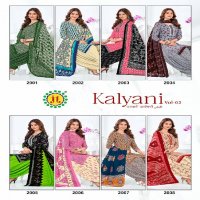 JT Kalyani Vol-2 Wholesale Readymade patiyala Cotton Suits