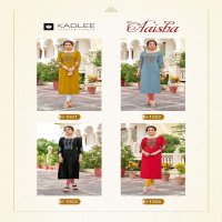 Kadlee Aaisha Wholesale Heavy Reyon Long Kurtis Catalog