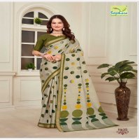 copper silk vol 2 by seymore beautiful print cotton saree