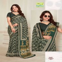 copper silk vol 2 by seymore beautiful print cotton saree