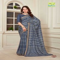 copper silk vol 2 by seymore beautiful print cotton saree