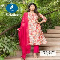 malaika by kaya capsule print readymade straight cut big size salwar kameez