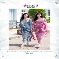 Mystic 9 Meera Vol-1 Wholesale Premium Quality Reyon Kurti With Pant And Dupatta