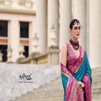 Rajpath Rehana Wholesale Ikkat Base Soft Silk With Weaving Festive Sarees