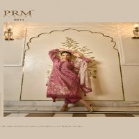 PRM Aneeksha Wholesale Pure Simar Muslin With Fancy Work Suits