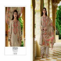 Belliza Riwayat Vol-3 Wholesale Pure Viscose Rayon With Self Embroidery Dress Material