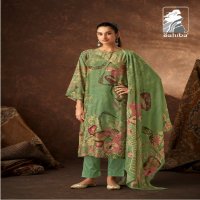 sahiba kasab muslin silk unique print ladies suits online