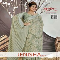 Vallabhi Jenisha Vol-3 Wholesale Moss Chiffon Ethnic Indian Sarees