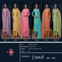 Triple AAA Crunch Wholesale Star Georgette Heavy Work Dress Material