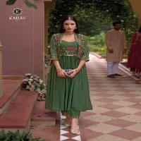 Kailee Safar Wholesale Pure Viscose Silk Designer Work Ready Made Suits