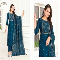 Vishnu Mogra Wholesale Vichitra Simmer Work Dress Material