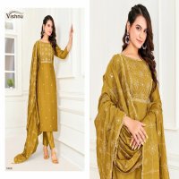 Vishnu Mogra Wholesale Vichitra Simmer Work Dress Material