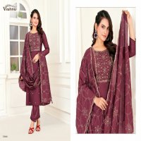 Vishnu Mogra Wholesale Vichitra Simmer Work Dress Material