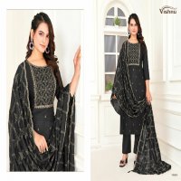 Vishnu Mogra Wholesale Vichitra Simmer Work Dress Material