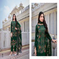 VP Shehnaz Wholesale Pure Maslin Printed With Work Dress Material