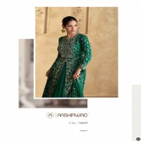 Aashirwad Alfaaz Wholesale Chinon Silk Designer Free Size Stitched Suits