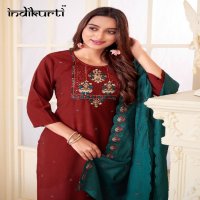 indikurti meera trendz shivani vol 2 modal embroidery work full stitch salwar kameez