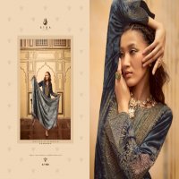 sitaray by aiqa fancy work pure velvet winter special designer 3pcs dress