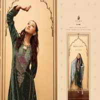 sitaray by aiqa fancy work pure velvet winter special designer 3pcs dress