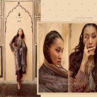 sitaray by aiqa fancy work pure velvet winter special designer 3pcs dress