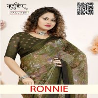 Vallabhi Ronnie Wholesale Georgette Fabrics Sarees