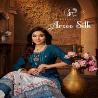 Shardha Textiles Arzoo Silk Wholesale Readymade 3 Piece Suits