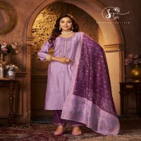 Shardha Textiles Arzoo Silk Wholesale Readymade 3 Piece Suits