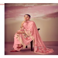 Glossy Simar Sanofar Wholesale Viscose Pashmina Winter Salwar Suits