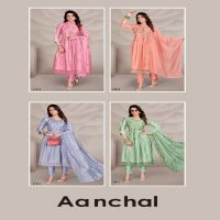 Ayush Aanchal Vol-1 Wholesale Gadwal Silk Readymade 3 Piece Suits